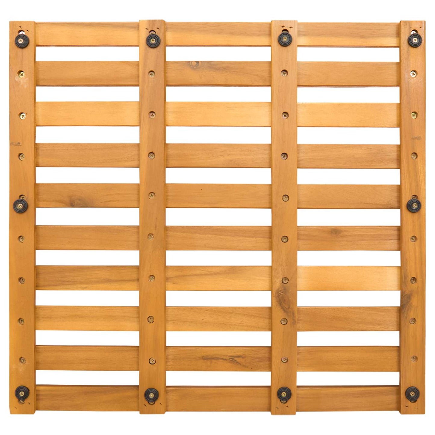 Badematte Uni Braun 100 x 53 cm Holz