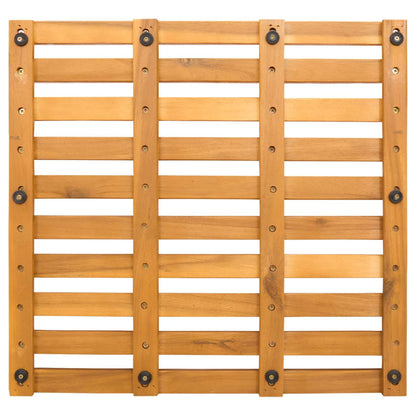 Badematte Uni Braun 100 x 53 cm Holz