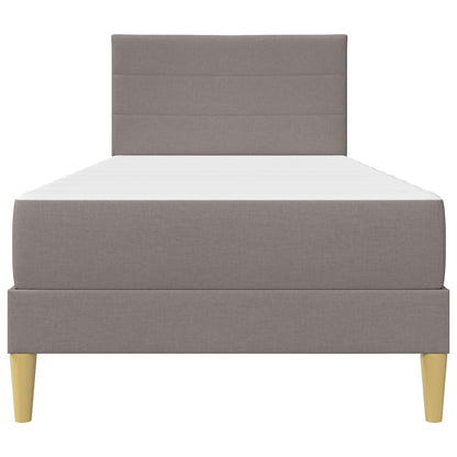 Bettrahmen Taupe 90 x 200 cm Polyester