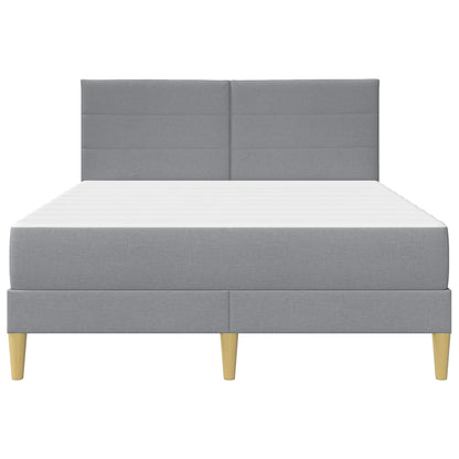 Bettrahmen Hellgrau 120 x 200 cm Polyester