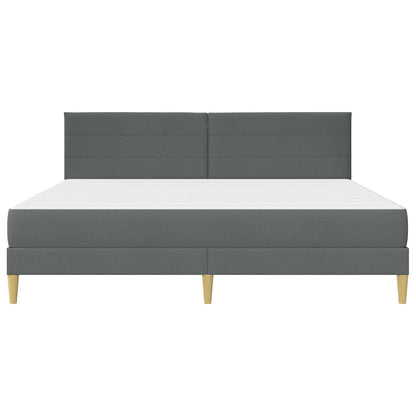 Bettrahmen Dunkelgrau 180 x 200 cm Polyester