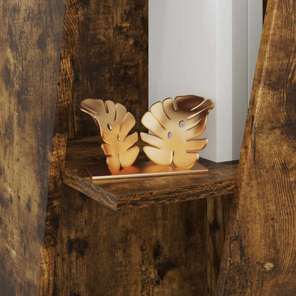 Seitenregal Geräucherte Eiche 33 x 32 x 70,5 cm Holzwerkstoff
