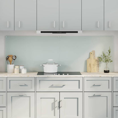 Küchenrückwand 2 pcs Weiß 90 x 60 cm Gehärtetes Glas