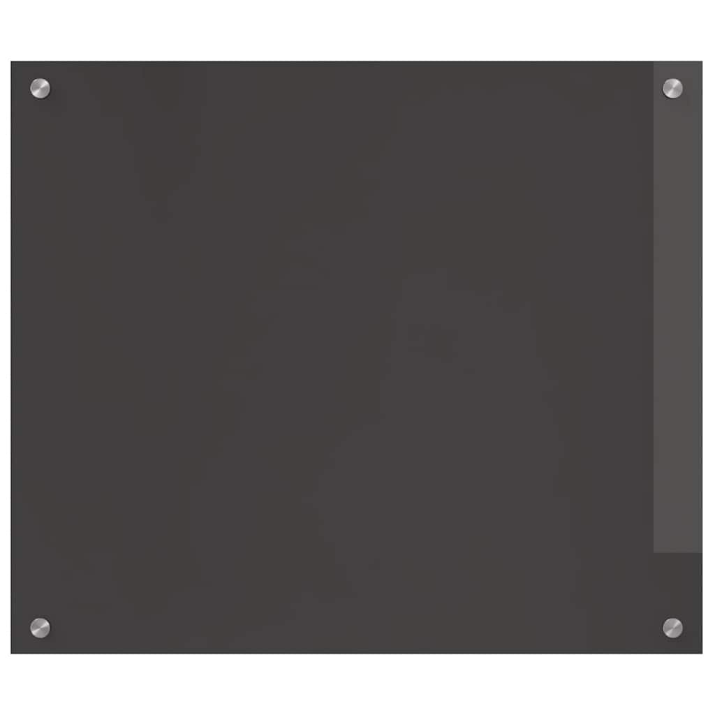 Küchenrückwand 2 pcs Dunkelgrau 70 x 60 cm Gehärtetes Glas