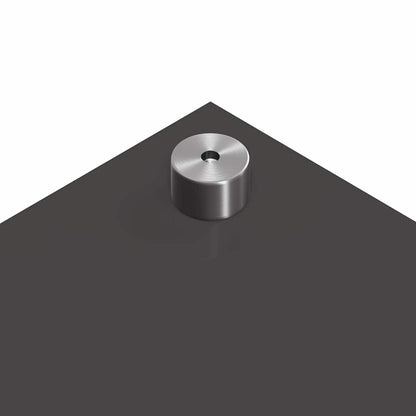 Küchenrückwand 2 pcs Dunkelgrau 90 x 50 cm Gehärtetes Glas