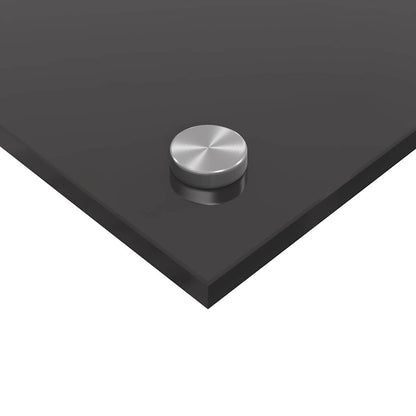 Küchenrückwand 2 pcs Dunkelgrau 100 x 50 cm Gehärtetes Glas