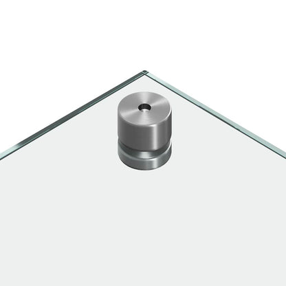 Küchenrückwand 2 pcs Transparent 110 x 40 cm Gehärtetes Glas