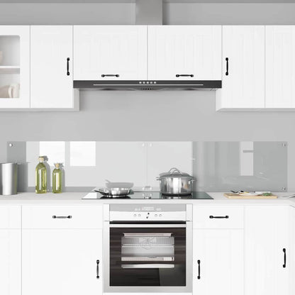 Küchenrückwand 2 pcs Transparent 110 x 40 cm Gehärtetes Glas