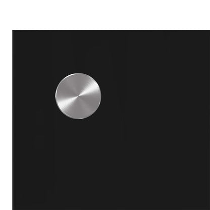 Küchenrückwand 2 pcs Schwarz 110 x 40 cm Gehärtetes Glas
