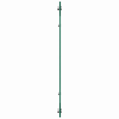 Küchenrückwand 2 pcs Weiß 100 x 60 cm Gehärtetes Glas