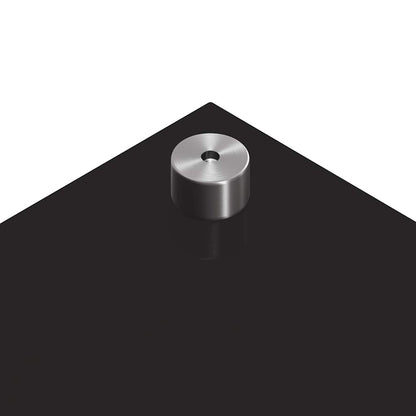 Küchenrückwand 2 pcs Schwarz 80 x 40 cm Gehärtetes Glas