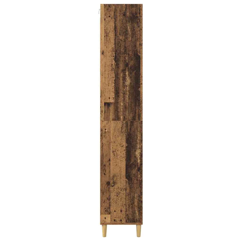Highboard Altholz 69,5 x 32,5 x 180 cm Holzwerkstoff