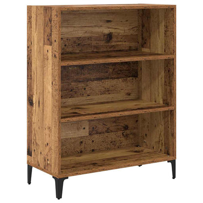 Highboard Altholz 69,5 x 34 x 180 cm Holzwerkstoff
