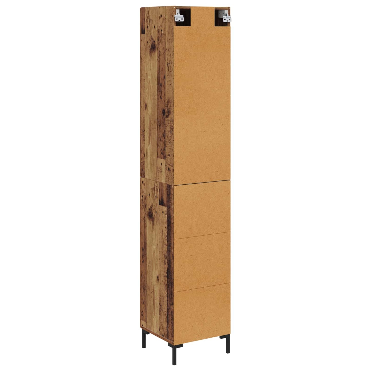 Highboard Altholz 69,5 x 34 x 180 cm Holzwerkstoff