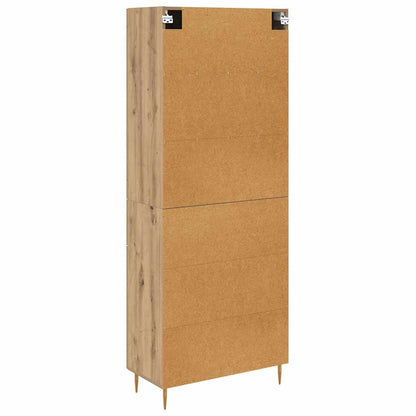 Highboard Artisan-Eiche 69,5 x 34 x 180 cm Holzwerkstoff