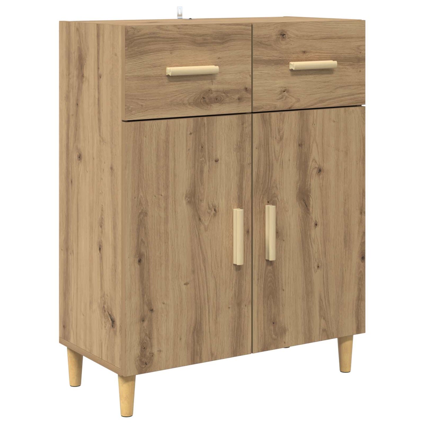 Highboard Artisan-Eiche 69,5 x 34 x 180 cm Holzwerkstoff