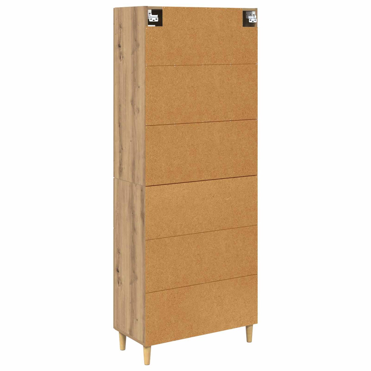 Highboard Artisan-Eiche 69,5 x 34 x 180 cm Holzwerkstoff