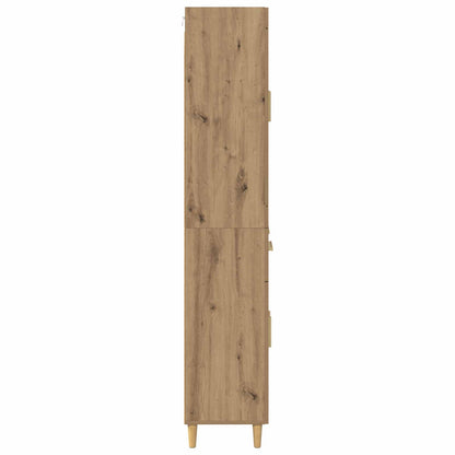 Highboard Artisan-Eiche 69,5 x 34 x 180 cm Holzwerkstoff