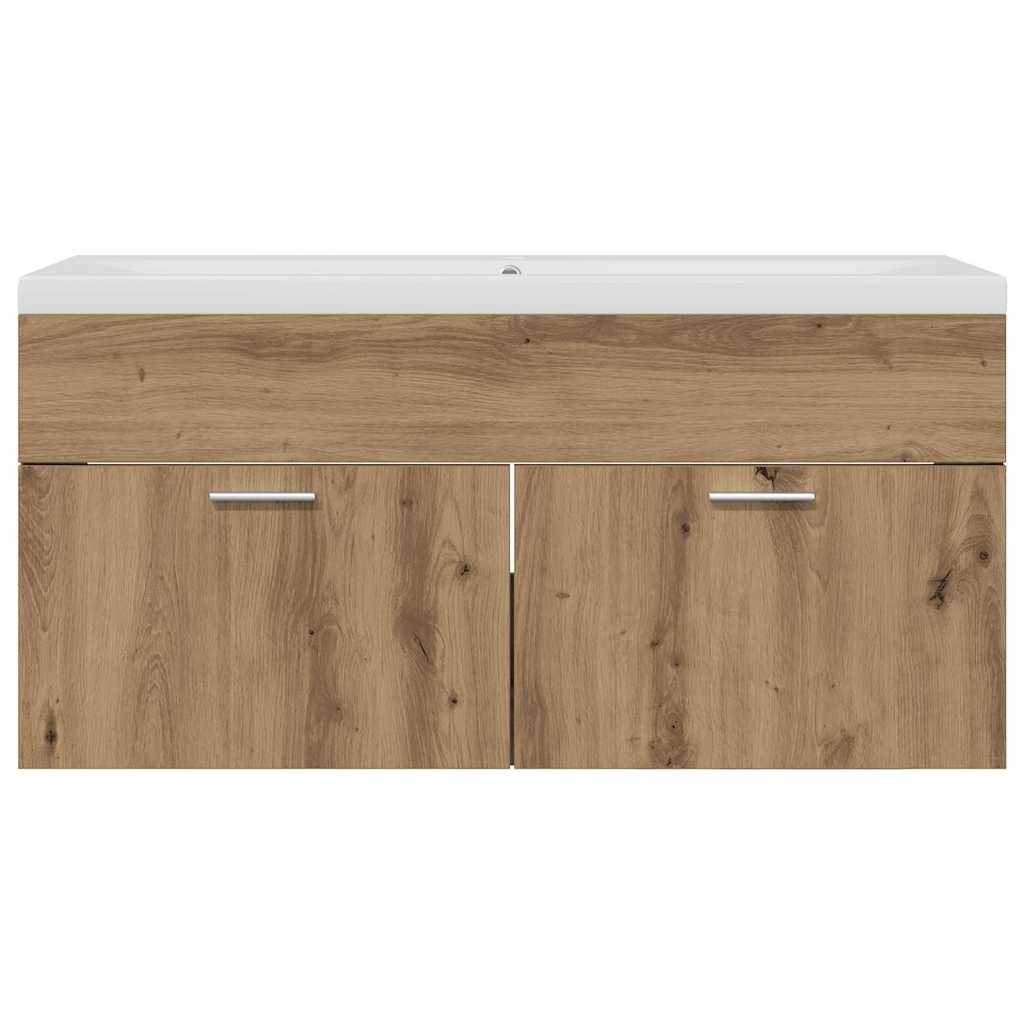 Badezimmerschrank Wandmontiert Artisan-Eiche 100 x 38,5 x 46 cm