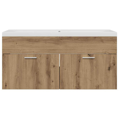 Badezimmerschrank Wandmontiert Artisan-Eiche 100 x 38,5 x 46 cm