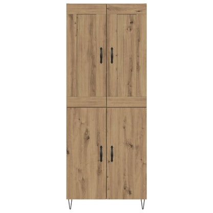 Highboard Artisan-Eiche 69,5 x 34 x 180 cm Holzwerkstoff