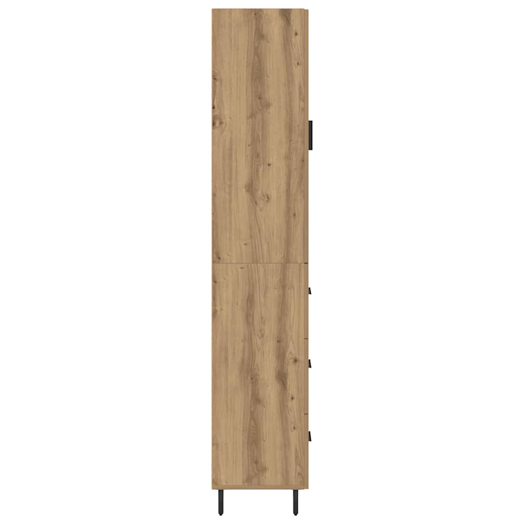 Highboard Artisan-Eiche 34,5 x 34 x 180 cm Holzwerkstoff