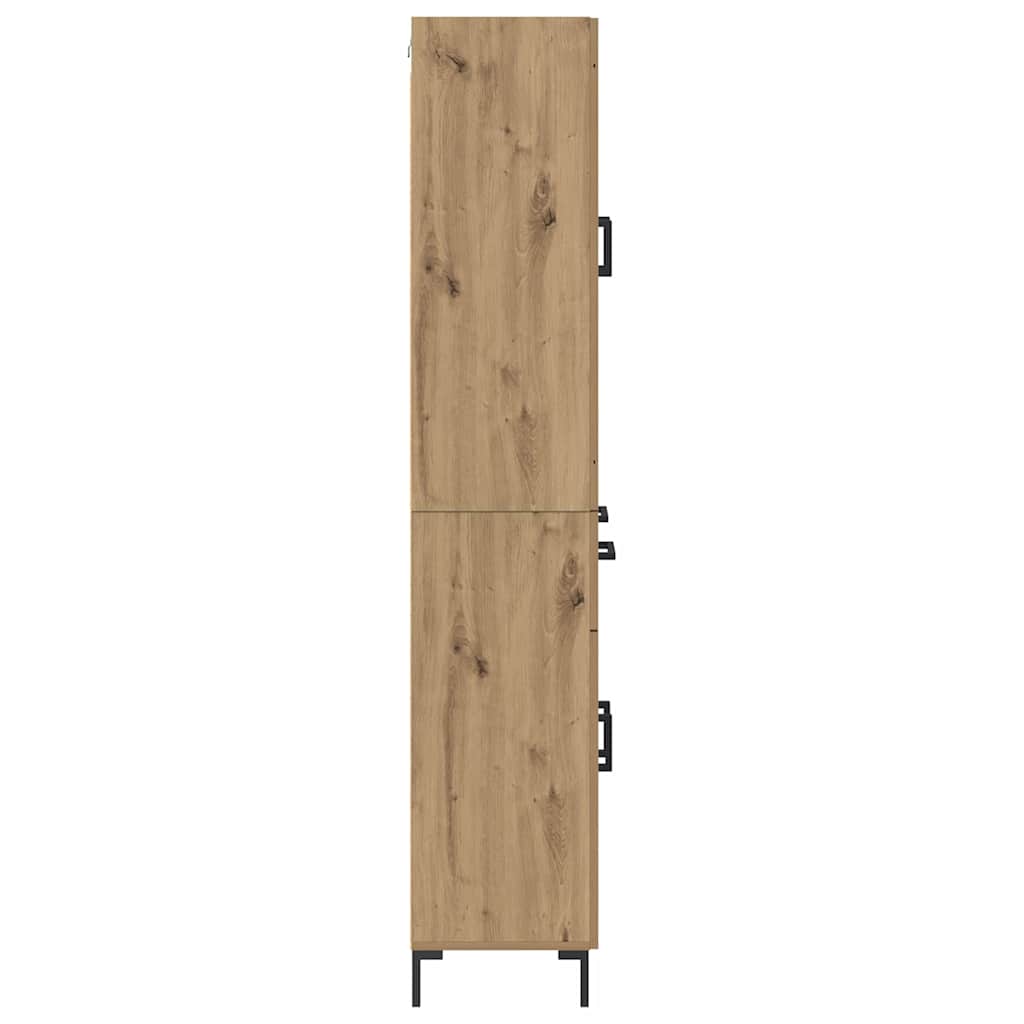 Highboard mit Schubladen 2 pcs Artisan-Eiche Holzwerkstoff