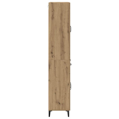 Highboard Artisan-Eiche 69,5 x 34 x 180 cm Holzwerkstoff
