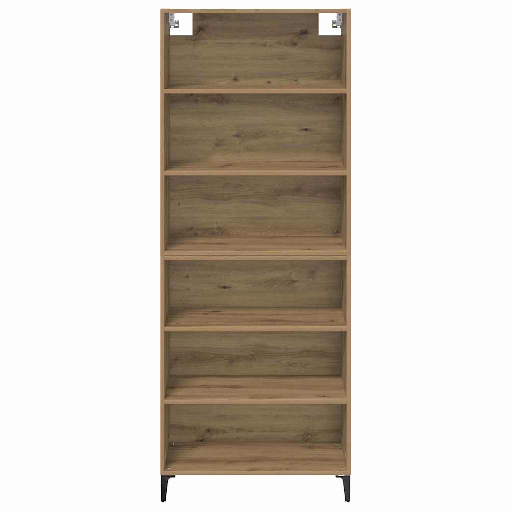 Highboard Artisan-Eiche 69,5 x 34 x 180 cm Holzwerkstoff