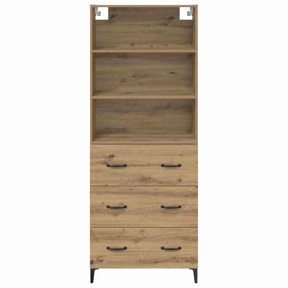 Highboard Artisan-Eiche 69,5 x 34 x 180 cm Holzwerkstoff