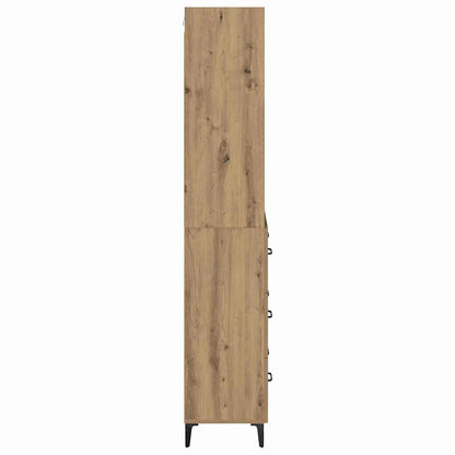 Highboard Artisan-Eiche 69,5 x 34 x 180 cm Holzwerkstoff