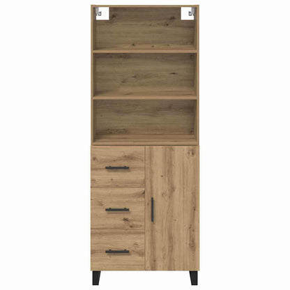 Highboard Artisan-Eiche 69,5 x 34 x 180 cm Holzwerkstoff