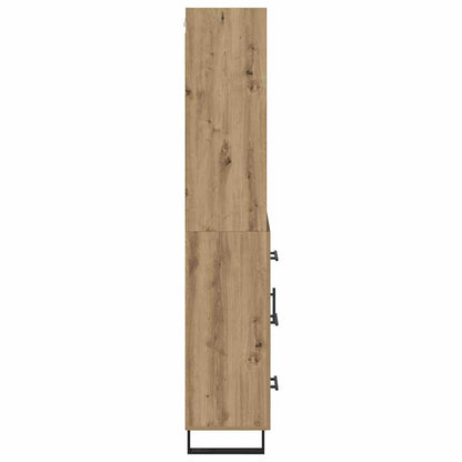 Highboard Artisan-Eiche 69,5 x 34 x 180 cm Holzwerkstoff