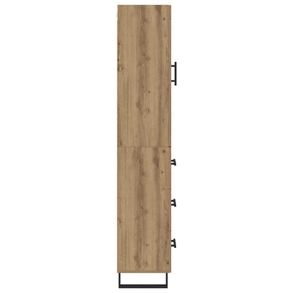 Highboard Artisan-Eiche 34,5 x 34 x 180 cm Holzwerkstoff
