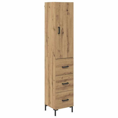 Highboard Artisan-Eiche 69,5 x 34 x 180 cm Holzwerkstoff