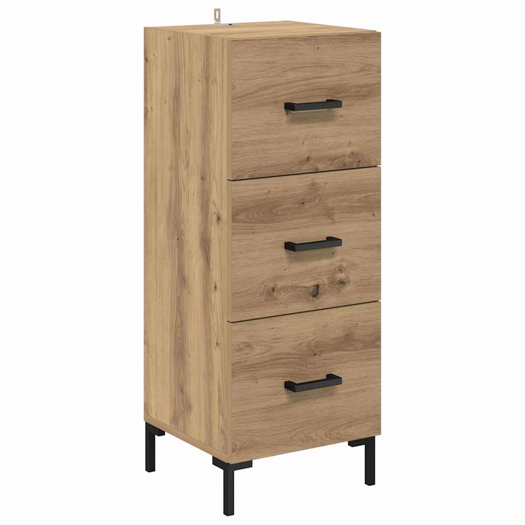 Highboard Artisan-Eiche 69,5 x 34 x 180 cm Holzwerkstoff