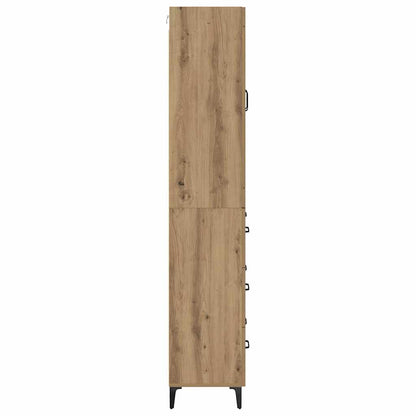 Highboard Artisan-Eiche 69,5 x 34 x 180 cm Holzwerkstoff