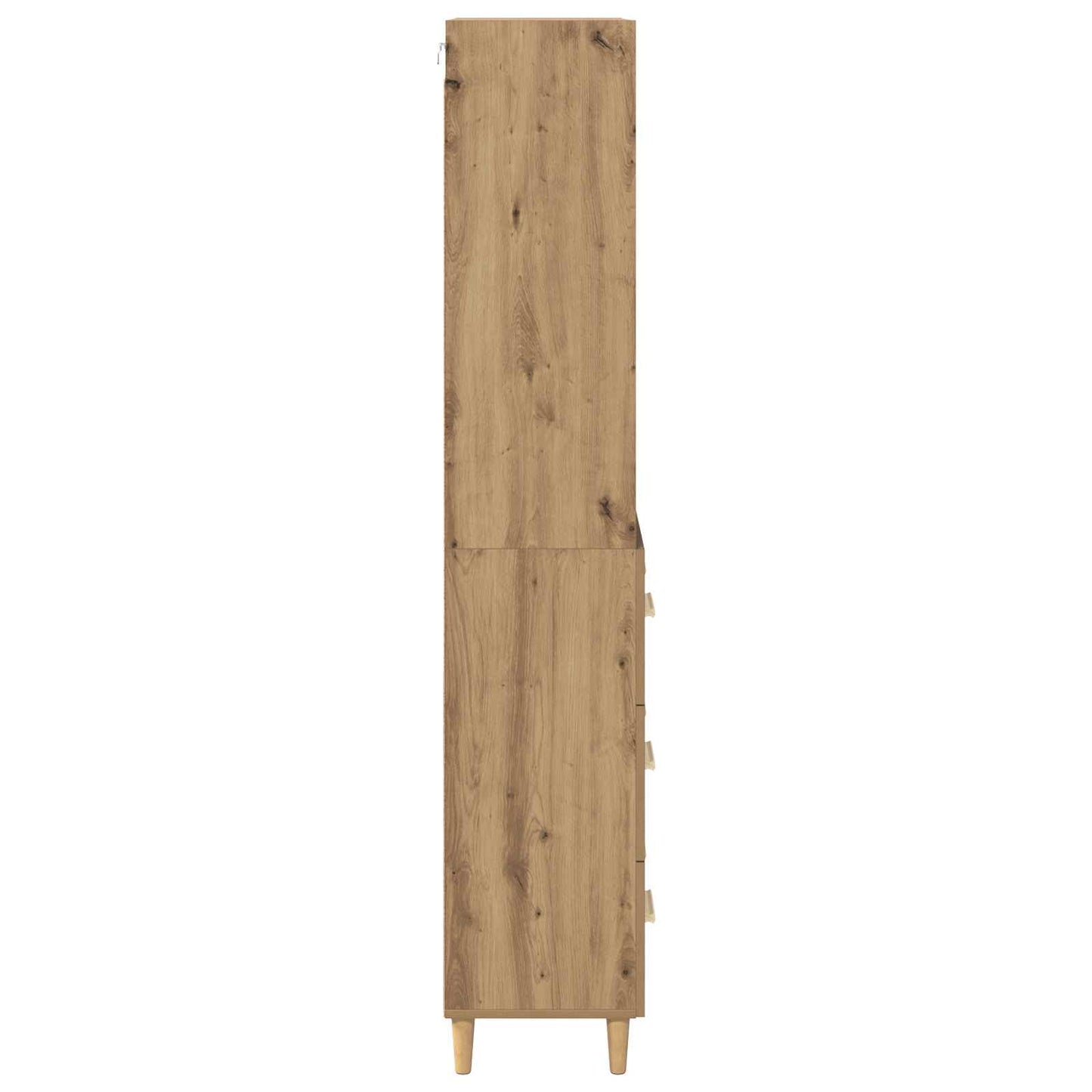 Highboard Artisan-Eiche 69,5 x 32,5 x 180 cm Holzwerkstoff