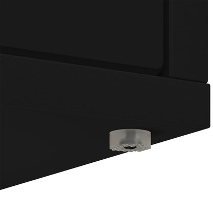 Katzenhaus Schwarz 42,5 x 40 x 53,5 cm Holzwerkstoff