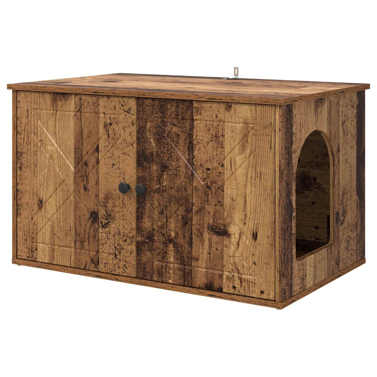 Katzenhaus Altholz 85 x 55 x 50 cm Holzwerkstoff