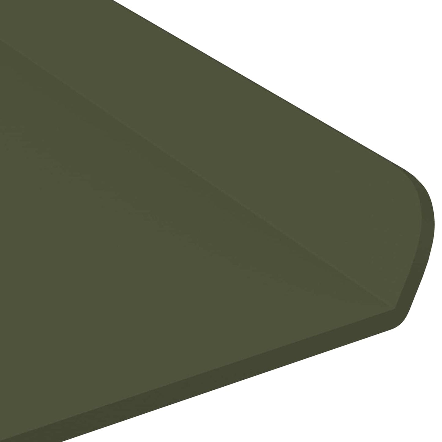 Schwebendes Regal 2 pcs Olive Grün 60 x 18 x 2,5 cm Stahl