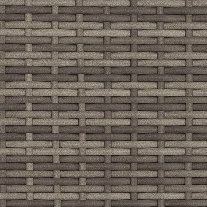 Gartenbank mit Kissen Grau und Dunkelgrau 105 x 60 x 112 cm