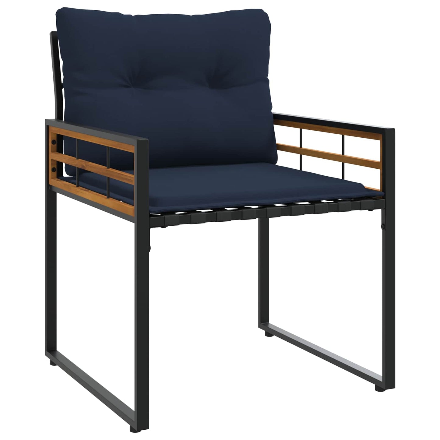 Gartenmöbel Set mit Kissen 4 pcs Marineblau