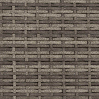 Möbelsets mit Kissen 3 pcs Grau und Dunkelgrau Rattan