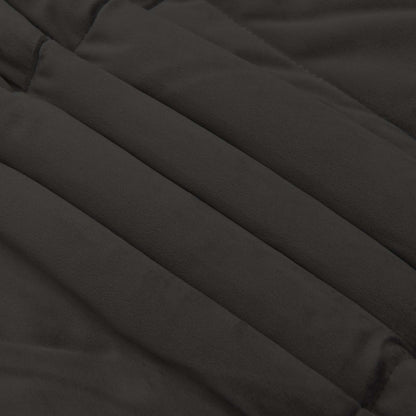 Sommerdecke Gepolstert Anthrazit 155 x 220 cm Mikrofaser
