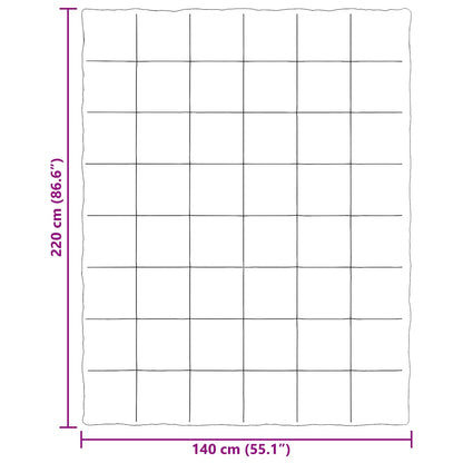 Sommerdecke Gepolstert Rosa 140 x 220 cm Mikrofaser