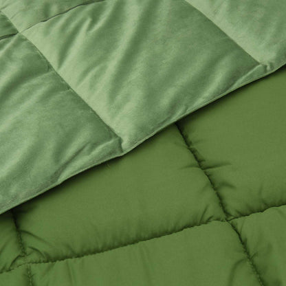 Sommerdecke Gepolstert Grün 135 x 220 cm Mikrofaser