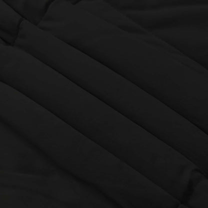 Ganzjahresbettdecke Gepolstert Schwarz 140 x 200 cm Mikrofaser