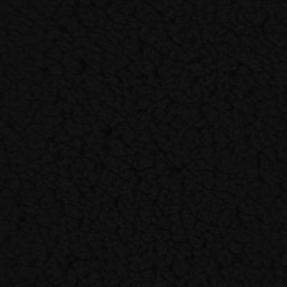 Sommerdecke Schwarz 140 x 200 cm Mikrofaser und Teddy-Fleece