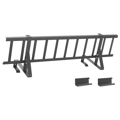 Dachschneeschild Anthrazit 800 x 29,5 x 34,5 cm Stahl